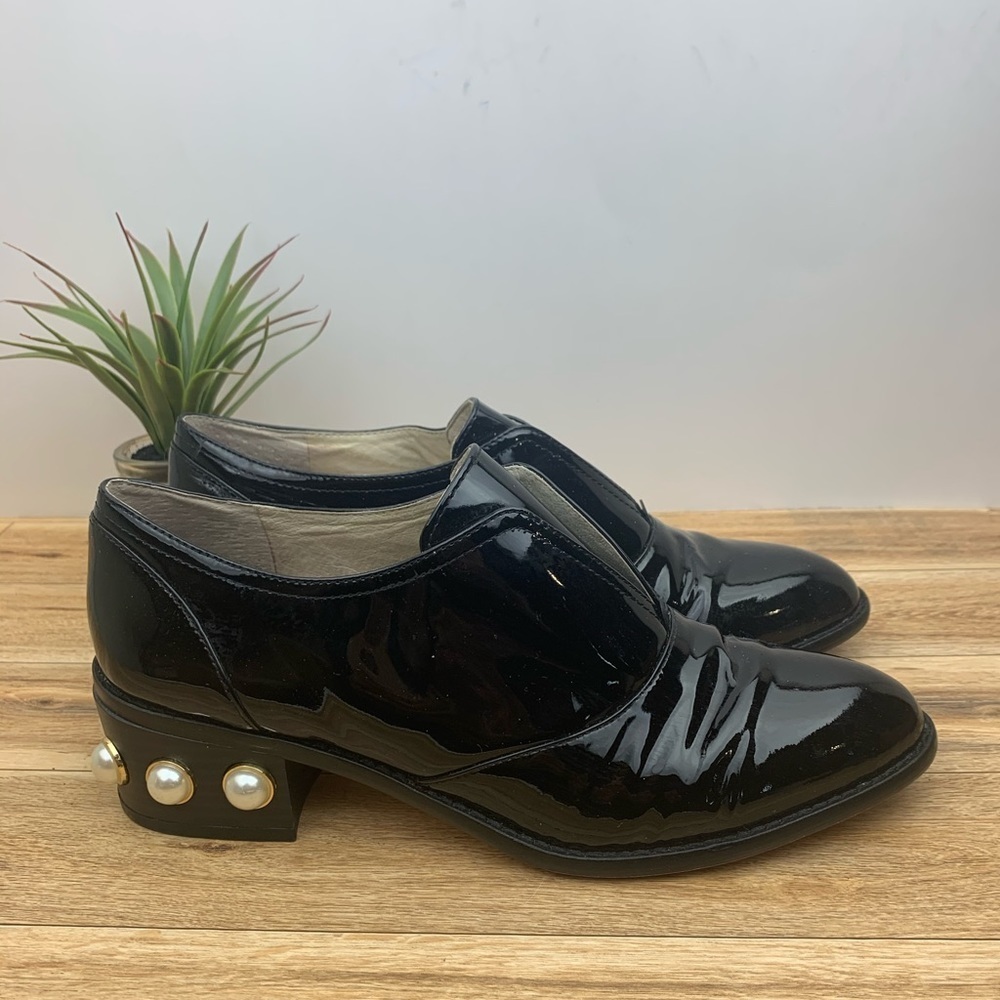 Louise et Cie Franley Heel Oxfords sz 8.5